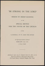 "Be Strong in the Lord"