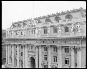 Bowling Green. New York Custom House, detail of top.