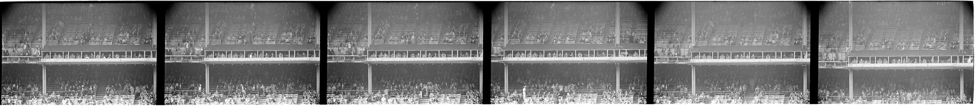 Football Writers [Fans in the stadium.]