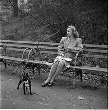 Men Are Such Wolves [Woman on a park bench.]