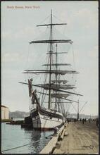 Dock Scene, New York.