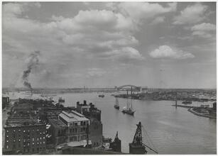 River view from 80th Street and East River, looking north.