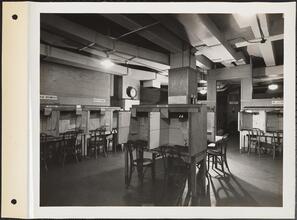 [Eleven views of empty civil defense offices.]
