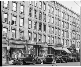 Harlem Street Scene, Shops.