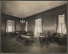 Cunard Steamship Co., Interior, Mr. Cook and Mr. Blake's Room Looking North East.
