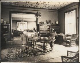 [Interior of residence or clubhouse.]