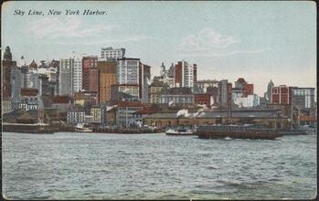 Sky Line, New York Harbor.