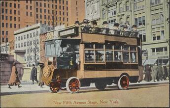 New Fifth Avenue Stage, New York.