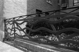 [Gramercy House, 235 East 22nd Street. Fence detail.]