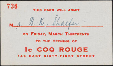 Le Coq Rouge