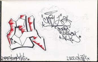 [Page in Daze's black book.]