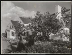 Rogers Estate, "Port of Missing Men," Southampton, L.I., Exterior, Side of Main Cottage from Garden.