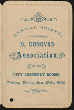Annual Soiree of the D. Donovan Association