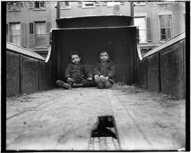 Their playground a truck, Baxter Street.