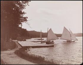Tuxedo Park, N.Y., Residences, Churches, Depot, Boating.