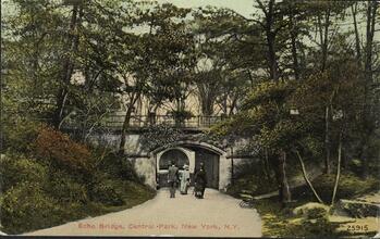Echo Bridge, Central Park, New York, N.Y.
