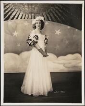 [Chorus girl in "Boys and Girls Together".]