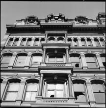 [99 Broadway, detail of upper stories.]