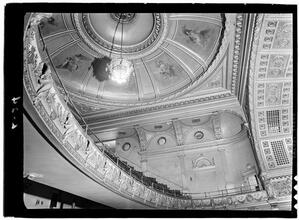 Fifth Avenue Theatre, Showing Chandelier, Rotunda, and Second Balcony