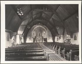 [Interior of unidentified church or chapel.]