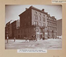 835, 836, 837 65th Street. [The Residence of William Watts Sherman, Southeast Corner of Fifth Avenue and 65th Street.]