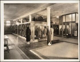 [Interior of clothing store.]