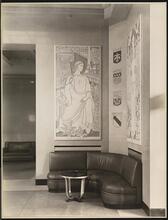 French Line, 610 Fifth Ave., Pier #88 N.R., Waiting Room, Panels "Flanders" in N.E. Corner.