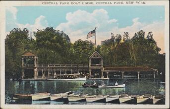 Central Park Boat House, Central Park, New York.