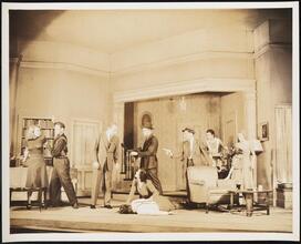 ["Blind Alley" theater still.]