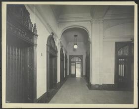 Gotham National Bank, 59th Street & Columbus Circle, Interior, Elevator Corridor.