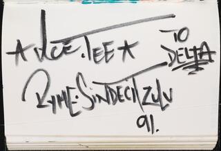 [Page in Delta II's black book.]