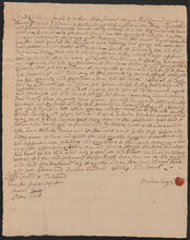 Deed issued by Johannis Hardenbergh to unknown recipient, August 14, 1734