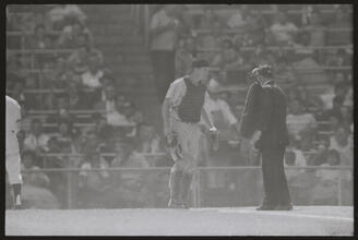 Roger Maris [Unidentified Boston Red Sox and New York Yankees players.]