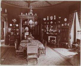 Interiors, Mrs. Albert Stevens, Dining Room.