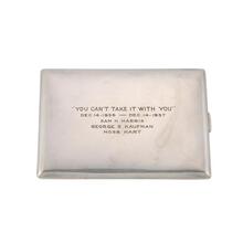 Cigarette Case with Felt Cover and Box