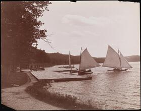 Tuxedo Park, N.Y., Residences, Churches, Depot, Boating.