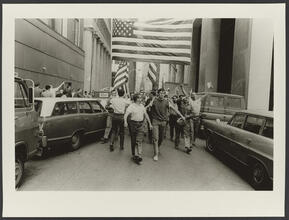 Pro-Vietnam War Rally, Wall Street, 1970