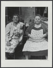 Mott Street, New York (Two Seated Women)