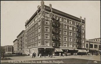 N.W. Cor. St. Nicholas Ave and 180th St., New York.