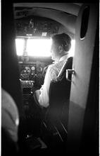 Vaughn Monroe [Interior of an airplane.]