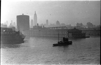 [Hudson River piers.]