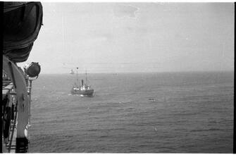 [View from deck of ship.]
