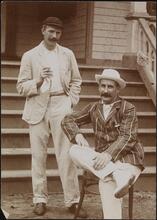Sports, Cricket, Lord Hawkes Team at Phila. Pa. (Eng.)