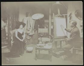 Harrison Fisher (Illustrator) and Models.