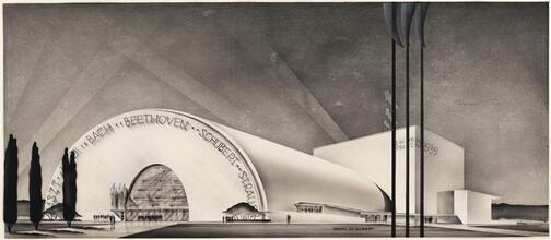 Proposed Music Hall, New York World's Fair 1939