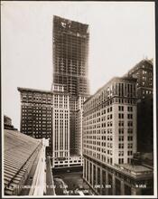 42nd St. Elevation [Lincoln Building construction.]