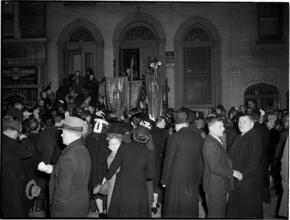 [Religious procession into the Church of St. Peter and Paul.]