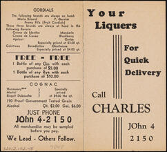 Your Liquers for Quick Delivery - Call Charles
