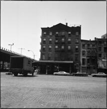 [Peck Slip façade of Meyer's Hotel, 116-119 South Street.]