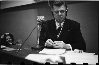 Arthur Godfrey [Godfrey hosting his radio show.]